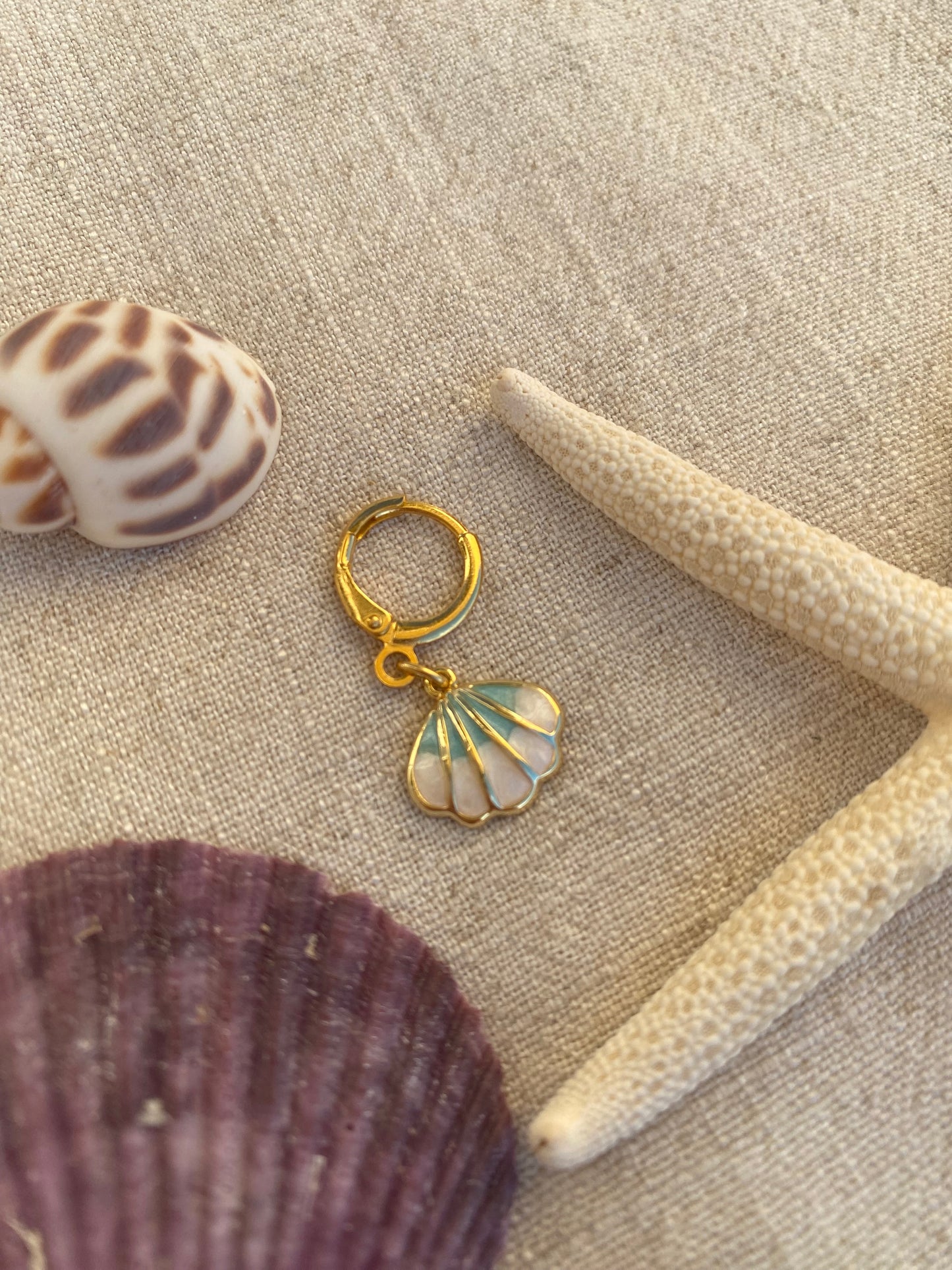 Mono boucle Inès | Coquillage mer
