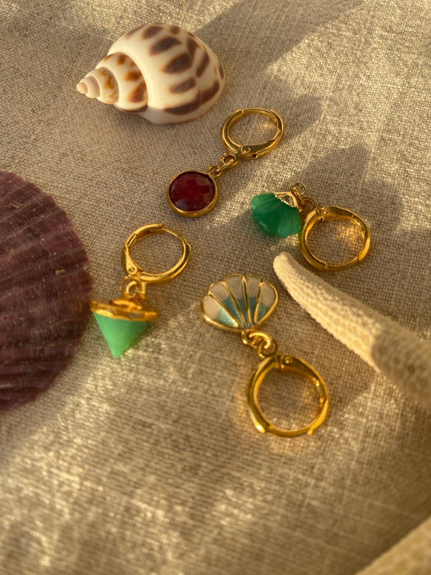 Mono boucle Inès | Coquillage mer