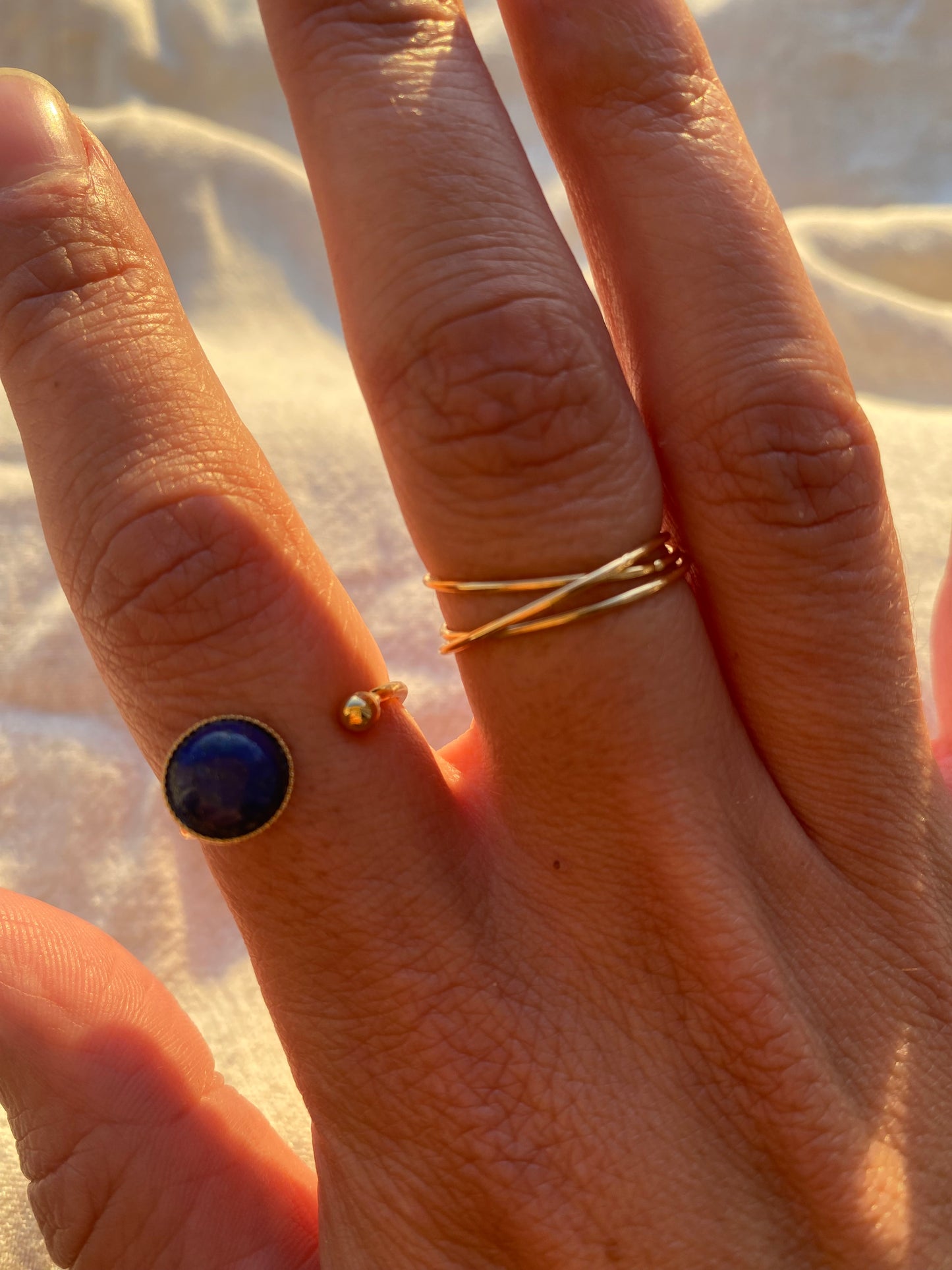 Bague Nérée - Lapis Lazuli