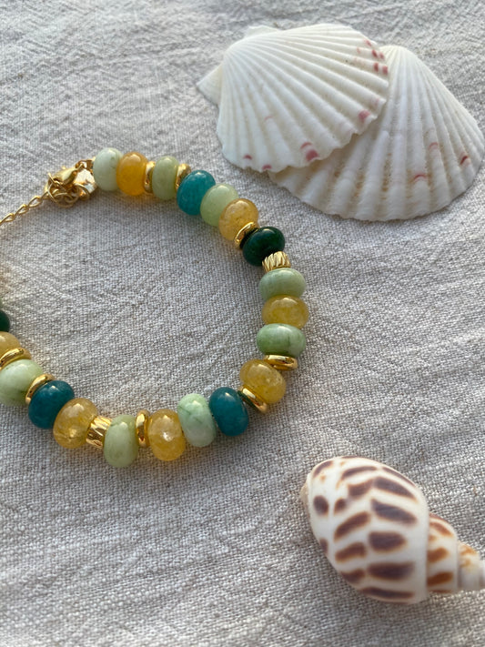 Bracelet Mia - Version jaune/vert