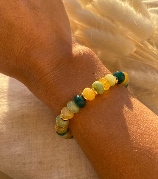 Bracelet Mia - Version jaune/vert